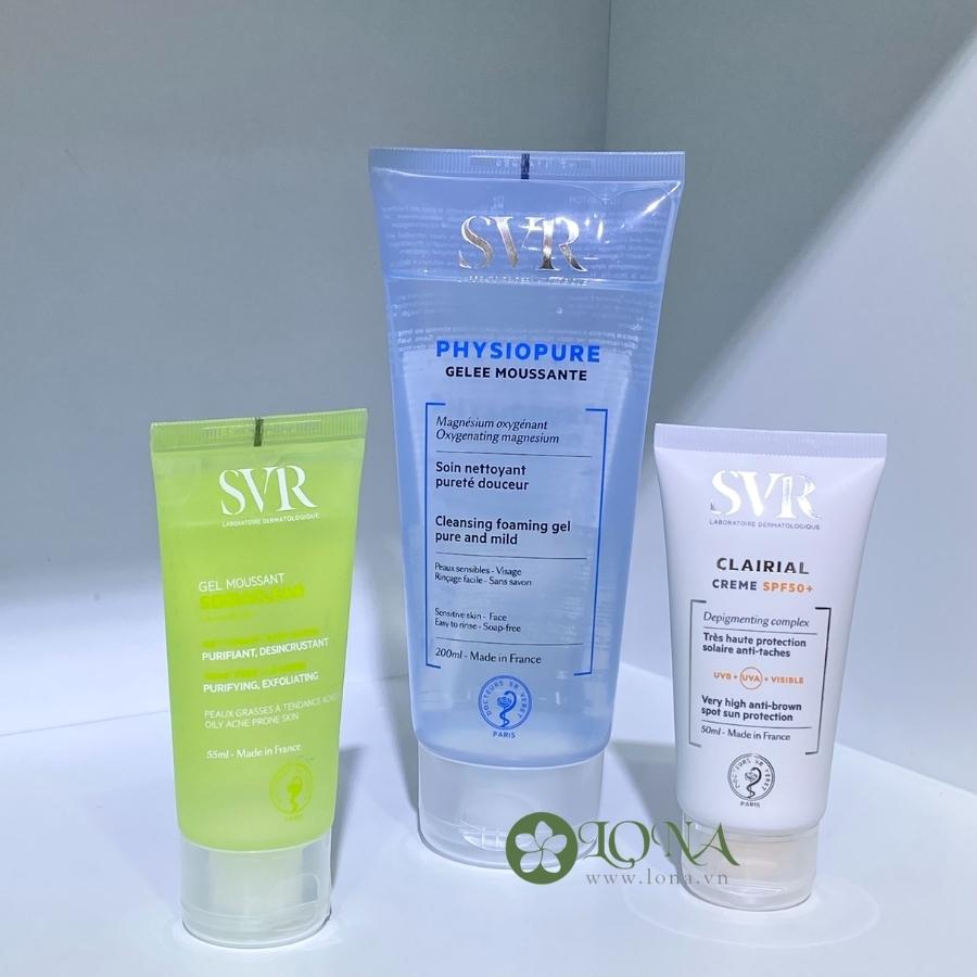 Phương pháp trị mụn nhanh tại Lona Skin Lab với SVR trị mụn, hỗ trợ cách trị mụn trong 7 ngày và chăm sóc da mụn chuyên sâu.